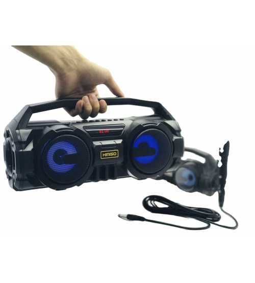 microfon cu boxa portabila radio bt