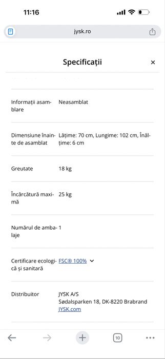 Birou jisk 95x48  x76