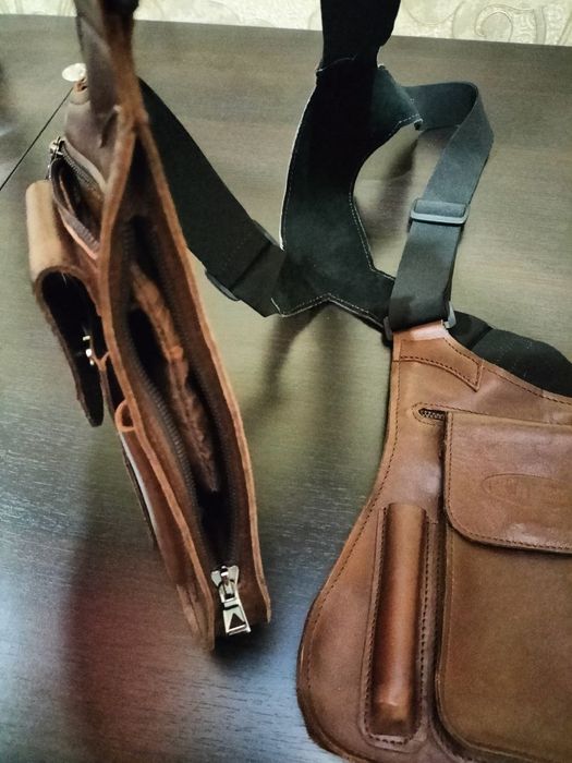 Кожаные изделия-(KISSER)-Сумка Кобура