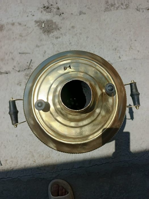 Самавар латунный