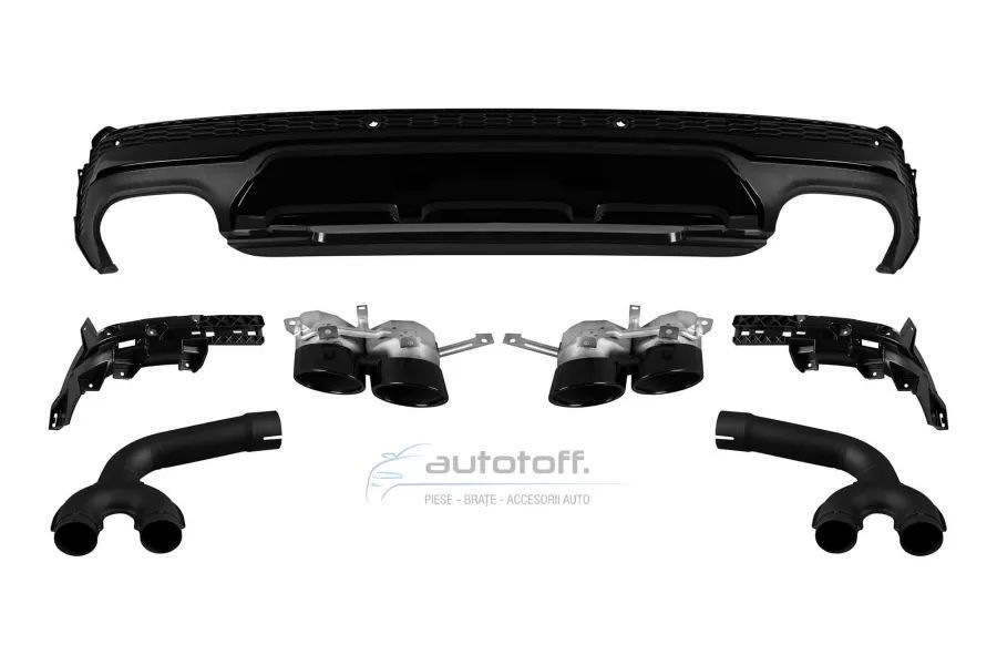 Difuzor bara spate compatibil cu Audi Q7 4M (2020+) SQ7 Design