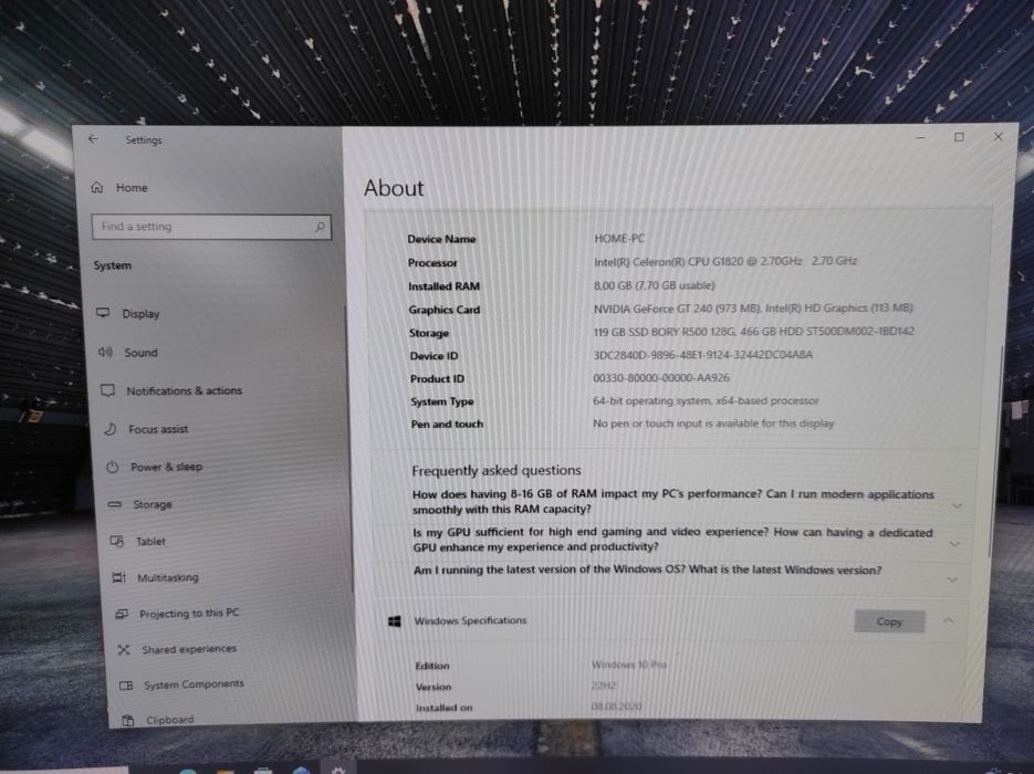 Tayyor Igravoy kampyuter sirochna sotiladi