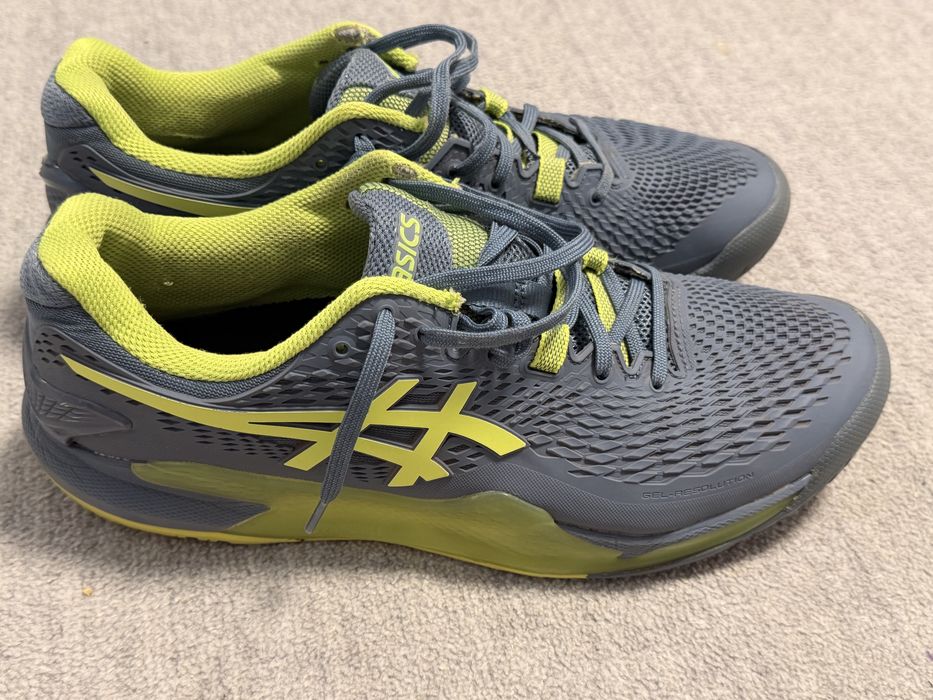 ASICS Gel-Resolution 9 tenis – mărimea 45 – gri/verde