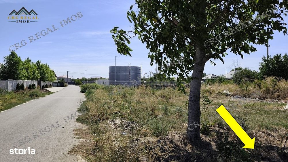 Teren de construit acces asfaltat apa 416 mp, Rate in Dobreni Berceni