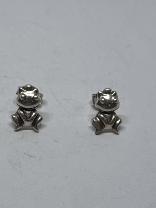 детски сребърни обеци 1.85гр 925