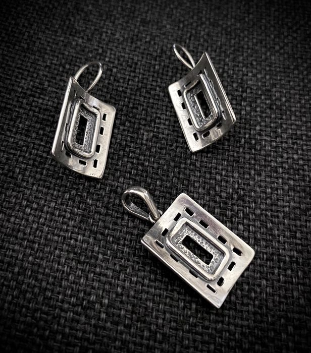 Сребърна гривна с бял циркон от "My Silver" и комплект