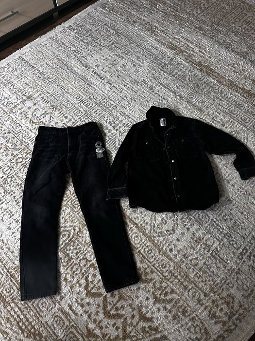 Джинсовая двойка на мальчика 140-146