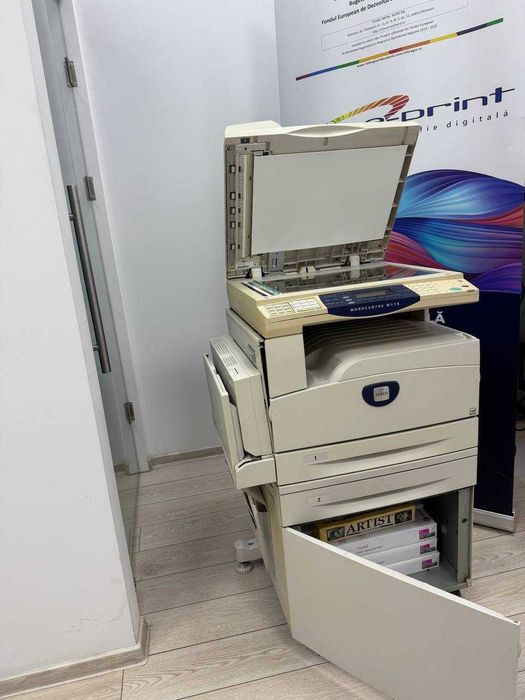 Copiator+scaner monocrom Xerox M118+4 x cartuse+1 fuser kit