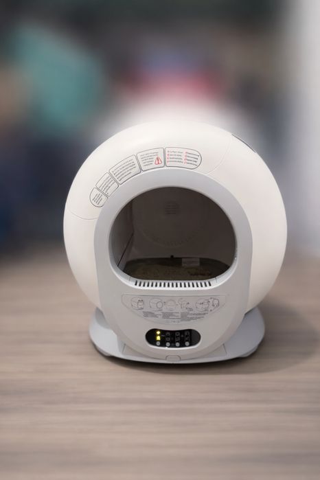 Litiera automata smart Pusha Cat, 9 L , compatibila IOS/ Android