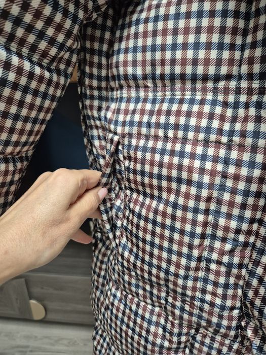 Яке с две лица с естествен пух