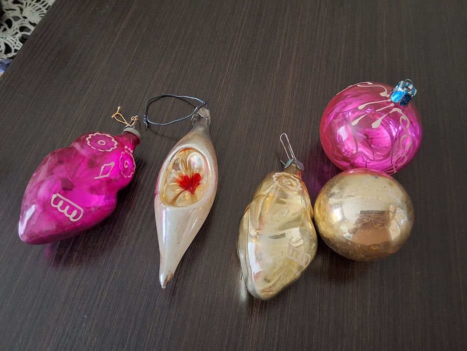 Ёлочные игрушки советские 60хг.