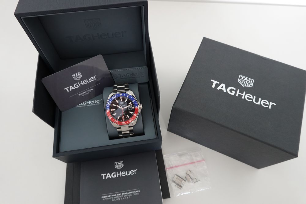 Ceas Tag Heuer Aquaracer GMT Pepsi 43 mm- Full Set