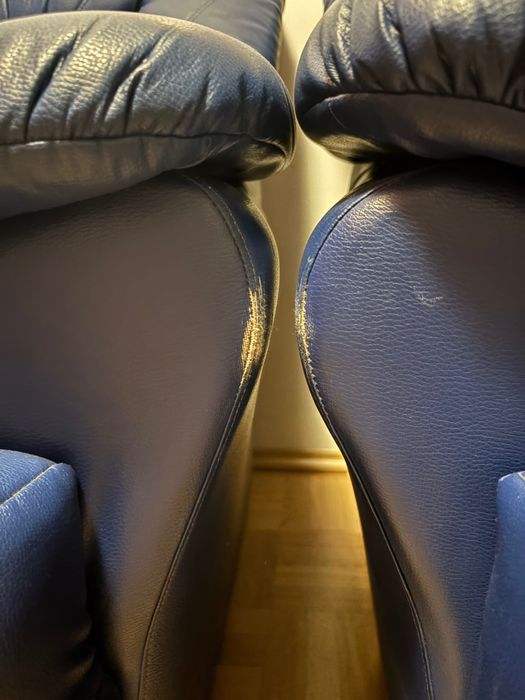 Vand fotoliu albastru extrem de confortabil