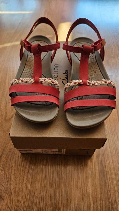 Дамски кожени сандали Clarks