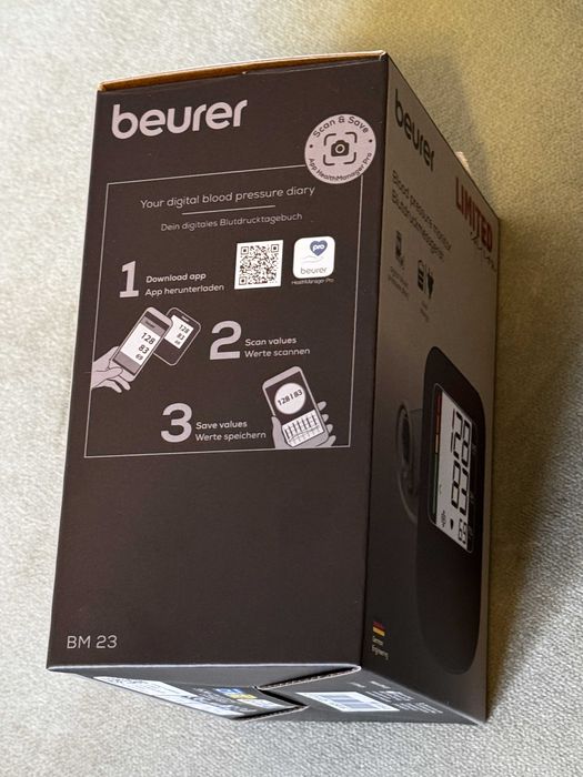tensiometru digital de brat BM23 editie limitata BEURER, negru