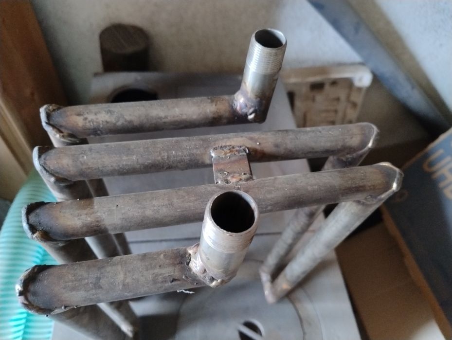 Печка пламак с серпентина неръждавейка чисто нови