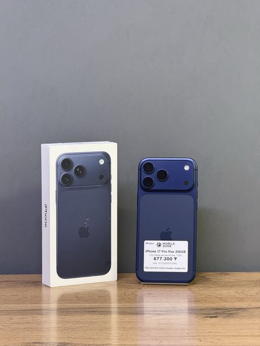 iPhone 17 Pro Max 256 GB 100% 98-цикл| Mobile Zone