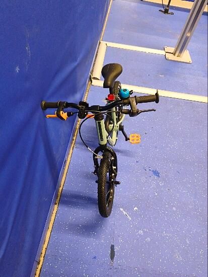 Bicicletă 2 în 1 Discover 900 14" verde copii - (SecondHand) Decathlon