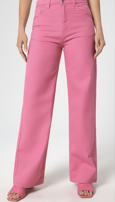 Дамски розови дънки