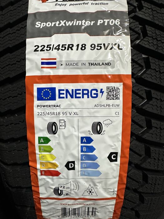 Зимен спорт пакет POWERTRAC SPORTXWINTER PT06 225/45R18 245/40R18 БОРД 2254518 2454018