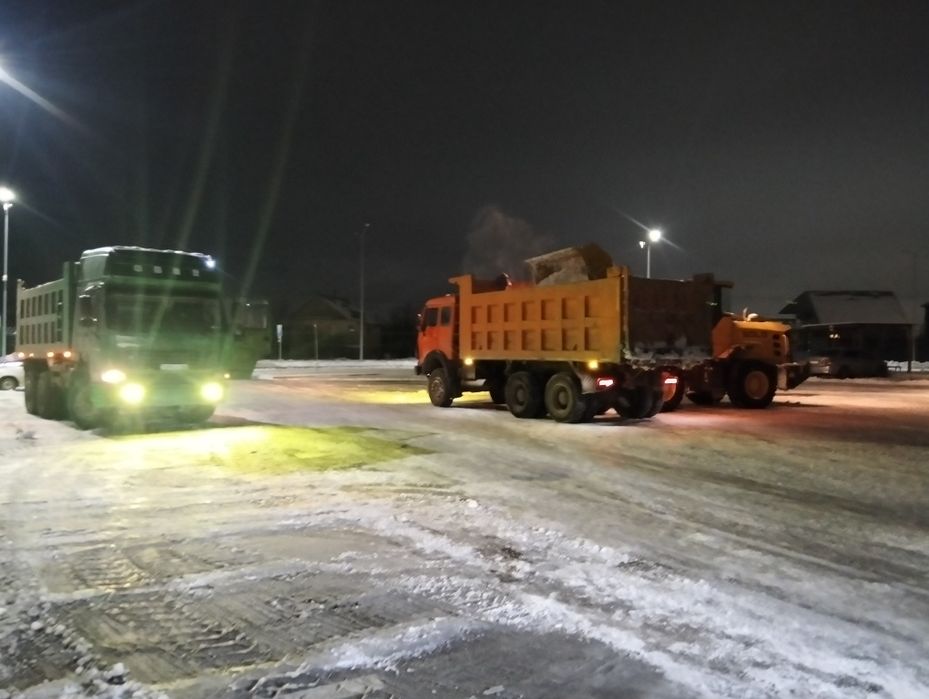 Чистка и вывоз снега