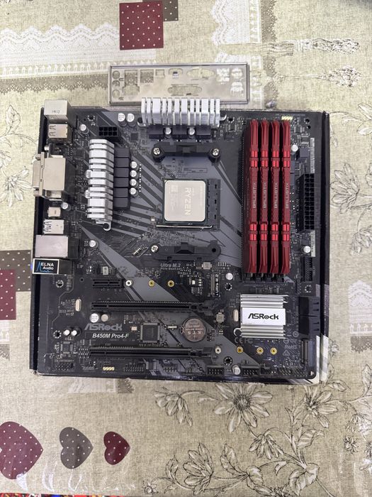 Комплект AM4 процессор материнка оперативка