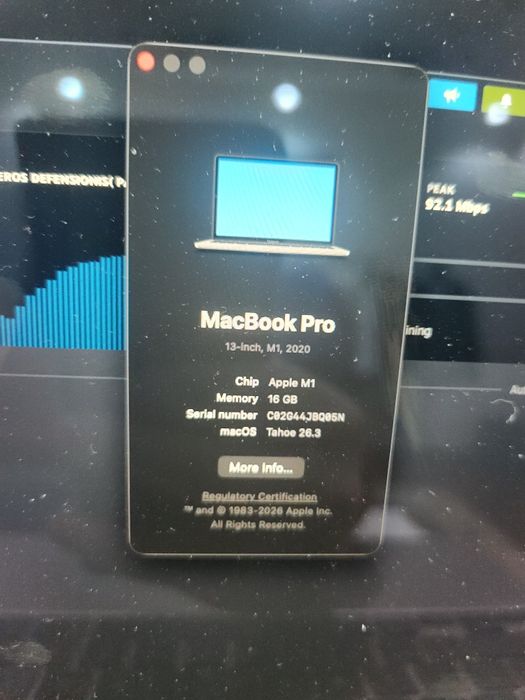 Macbook Pro M1 16/256