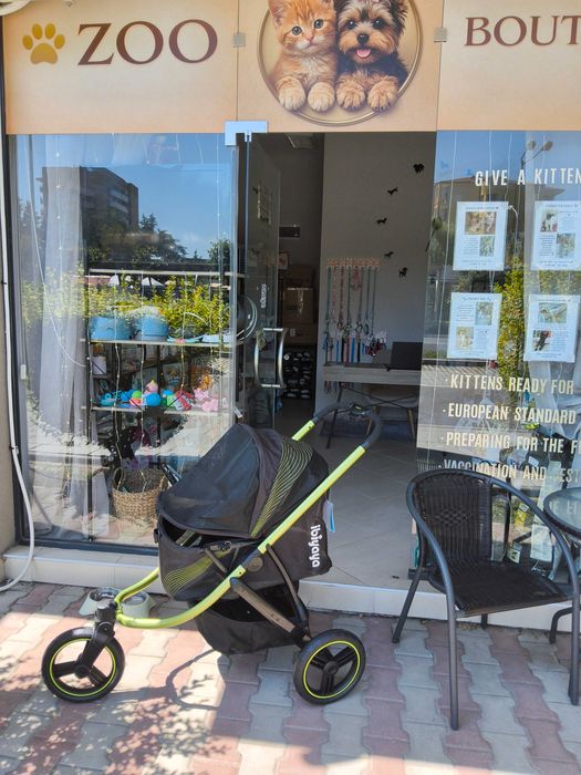 Премиална количка за домашни любимци Ibiyaya The Beast Pet Jogging Stroller