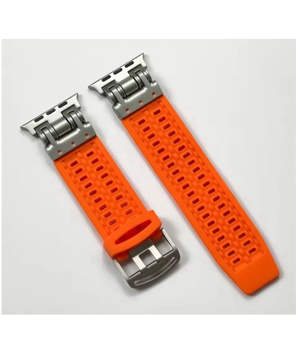 Curea Soft Titan Compatibila Ceas Apple Watch Husa Folie Silicon