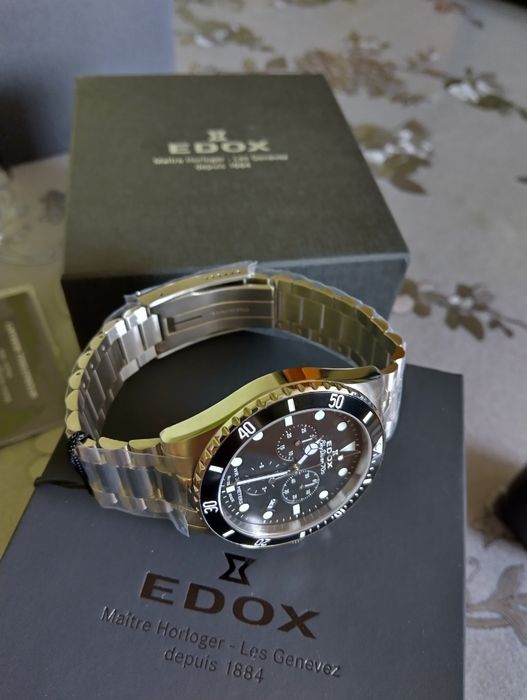 EDOX SkyDiver Chronograph мъжки часовник Едокс
