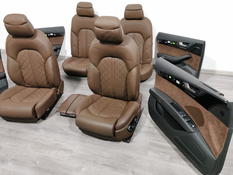 Interior Piele - Scaune Piele Audi A8 4H ( 2012 -2017 ) Incalzire Vol Stanga