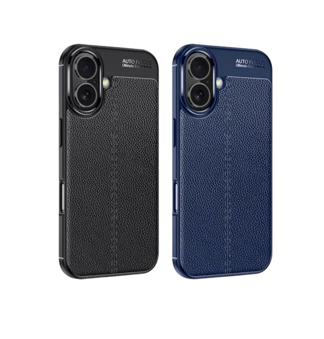 Husa Premium Antisoc model tip PIELE pentru iPhone 16 / 16 Plus / 16e