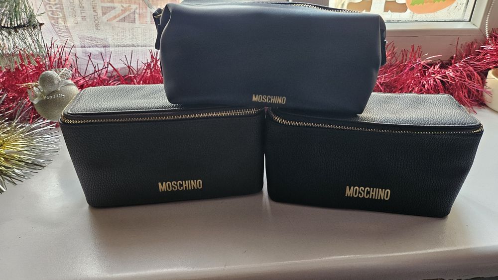 Сумка дорожный набор Moschino