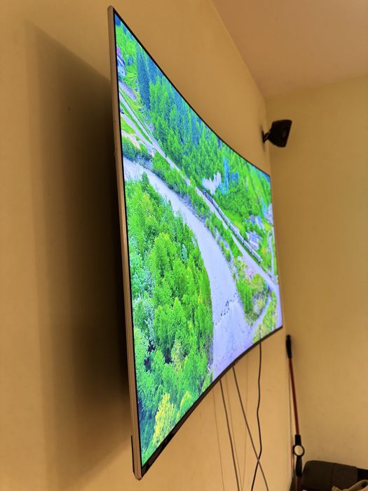 TV Samsung LED Curbat 55MU9002, Smart TV, 138 cm, 4K Ultra HD