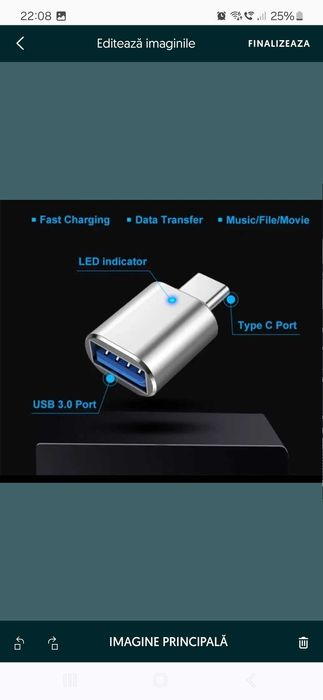 ADAPTOR Audio Bluetooth/tip C-Jack 3.5mm/tip C-USB 3.0/Micro USB-tip C