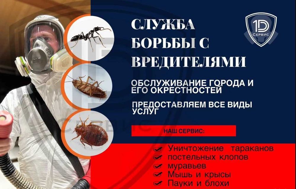 Dizinfeksiya klapa chumoli tarakan дезинфекция дезинсекция dezinfeksiy