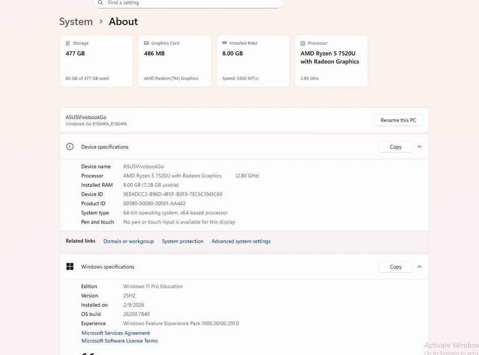 Asus Vivobook Go 14/15