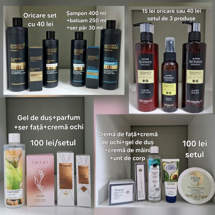 Seturi Avon de Crăciun Anew/ Advance Technique/ Senses