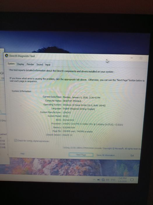 Laptop Lenovo IdeaPad 100-15IBD cu procesor Intel® Core™ i5-4288U 2.60