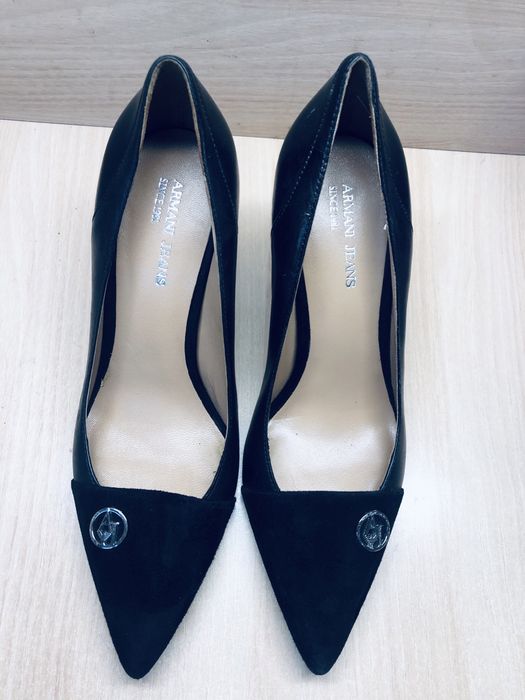 Обувки естествена кожа Armani 37 размер