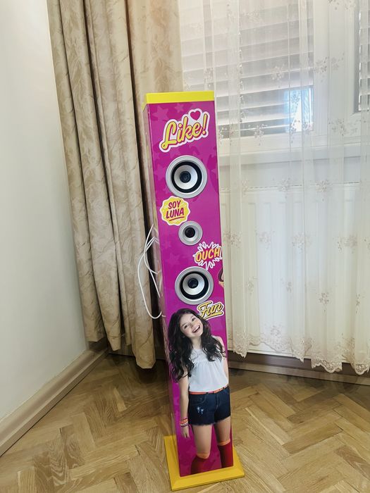 Sistem  boxa audio bluetooth karaoke cu microfon soy luna