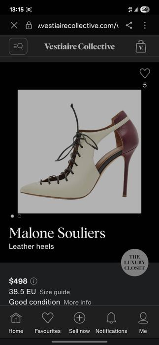 Malone Souliers pantofi piele 42