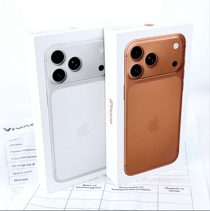 НОВ! Apple iPhone 17 Pro 512GB Orange / Silver 2г. Гаранция!