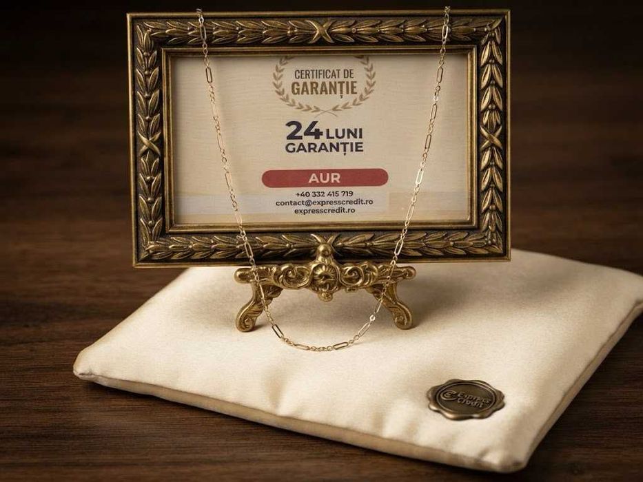 (AG41) Lant aur, 14k b6306 Certificat de garantie