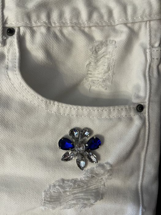 Pantaloni albi dama Nissa