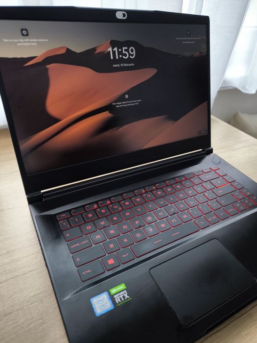 Laptop Gaming MSI GF65 Thin i7-9750H / RTX 2060 / 24GB RAM / 120Hz
