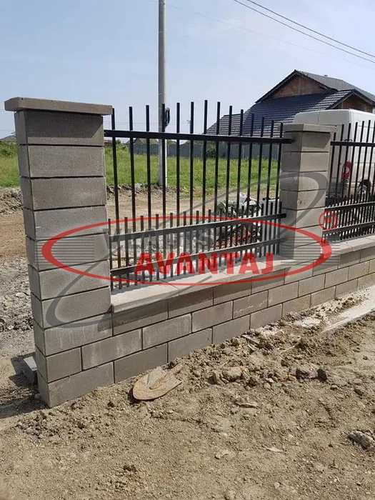 Bolțari 40x20x16 - 20x20x16 și capace gard Gama Rivago si Robusto