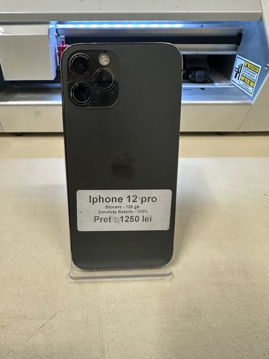 Iphone 12 pro / 128 gb / 100% baterie / folie sticla cadou