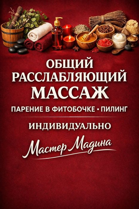 SPA массаж от Мадины  online