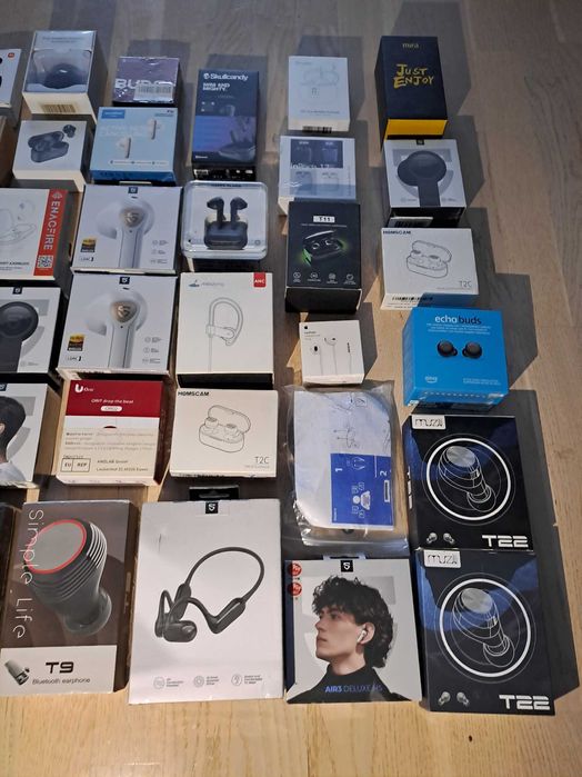 Lot 40 Caști Wireless Bluetooth: Anker, SoundPeats, Muzili, Echo Buds